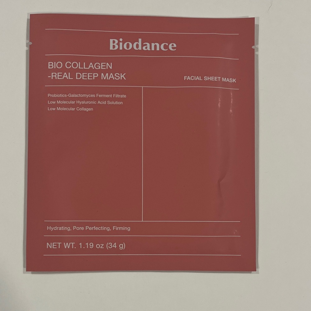 Biodance Red Bio Collagen Facial Sheet Mask